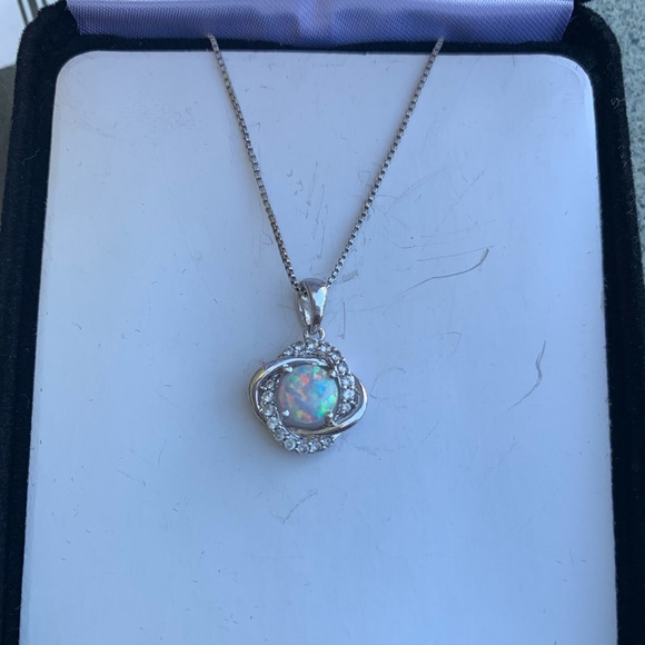 Kay Jewelers Jewelry Opal Necklace Matching Earrings Warranty Poshmark